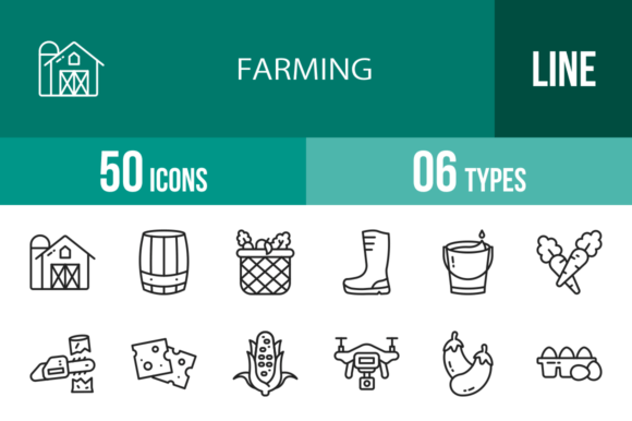 50 Farming Line Icons: Practical Guidance for Designers, Marketers, and Developers