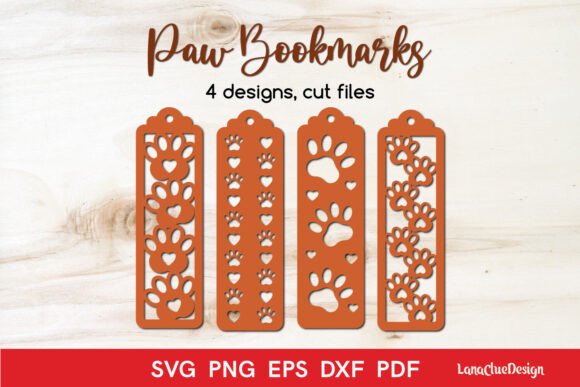 Crafting Heartfelt Connections: The Ultimate Guide to Dog Paw with Hearts Bookmarks SVG