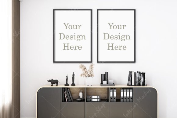 Frame Mockup Interior - 867: A Versatile Tool for Showcasing Your Visual Work
