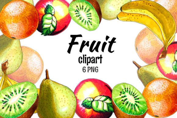 Freshen Up Your Projects with Handmade Fruit Clipart