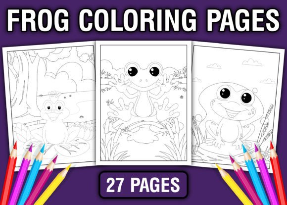 Frog Coloring Book for Kids: A Practical Asset for KDP Publishers
