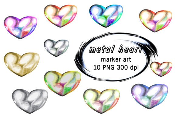 Metal Heart Marker Clipart: A Practical Guide for Crafters and Designers