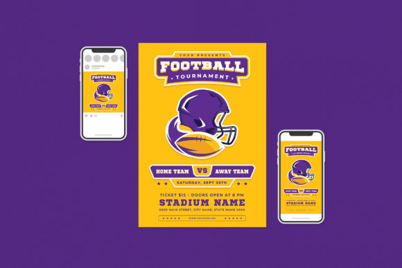 Score Big with the Ultimate Football Tournament Flyer Set: A Complete Guide to Customizable Templates
