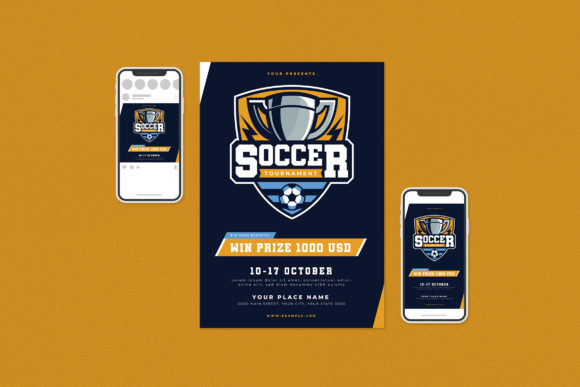 Soccer Tournament Flyer Set: A Practical Asset for Event Promotion
