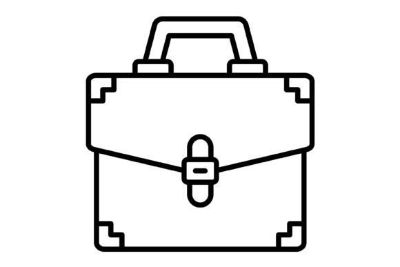 Strategic Deployment of the Briefcase Outline Icon for Professional Clarity