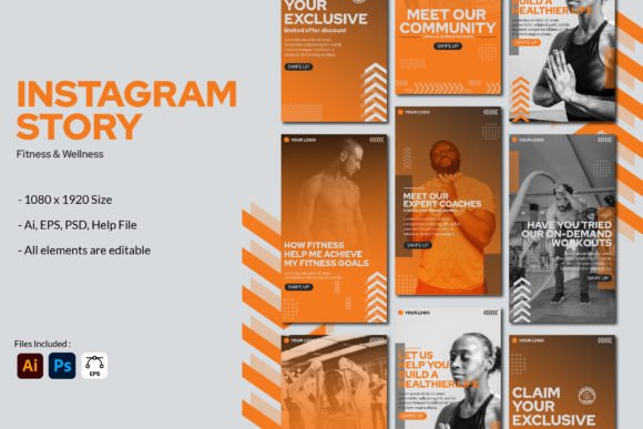 Streamlining Your Content Creation with Fitness and Wellness Instagram Story Templates