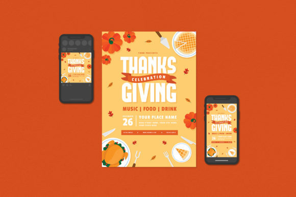 Thanksgiving Flyer Set: Streamline Your Holiday Marketing