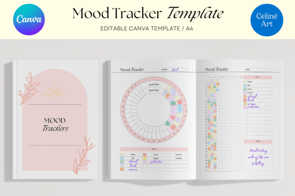 Track Your Emotions with Color: The Ultimate Guide to Editable Canva Mood Trackers